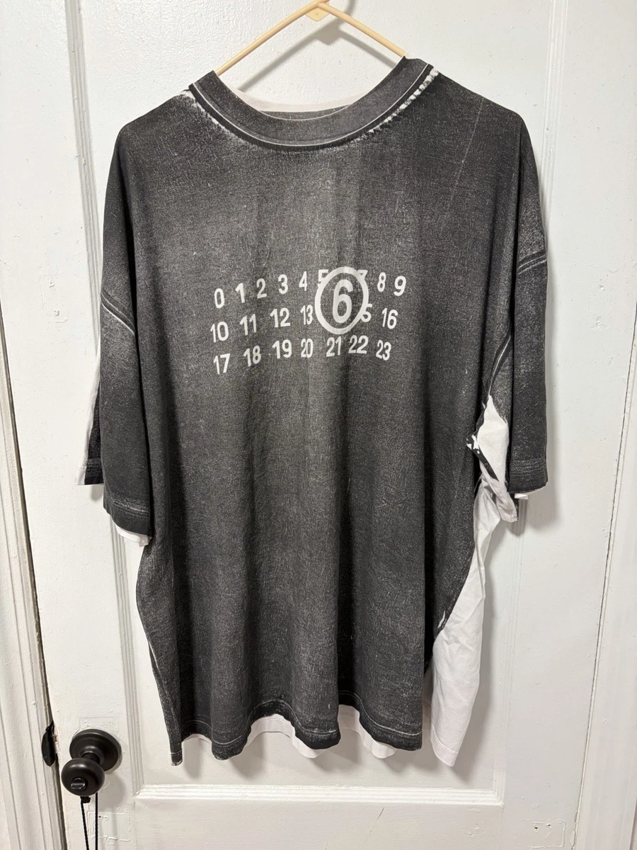03SS Martin Margiera 10 Band color shirt Men's Maison Margiela