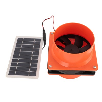 Effizienter gerader leiser Abluftventilator 4 Zoll für Yacht mit Solarpanel