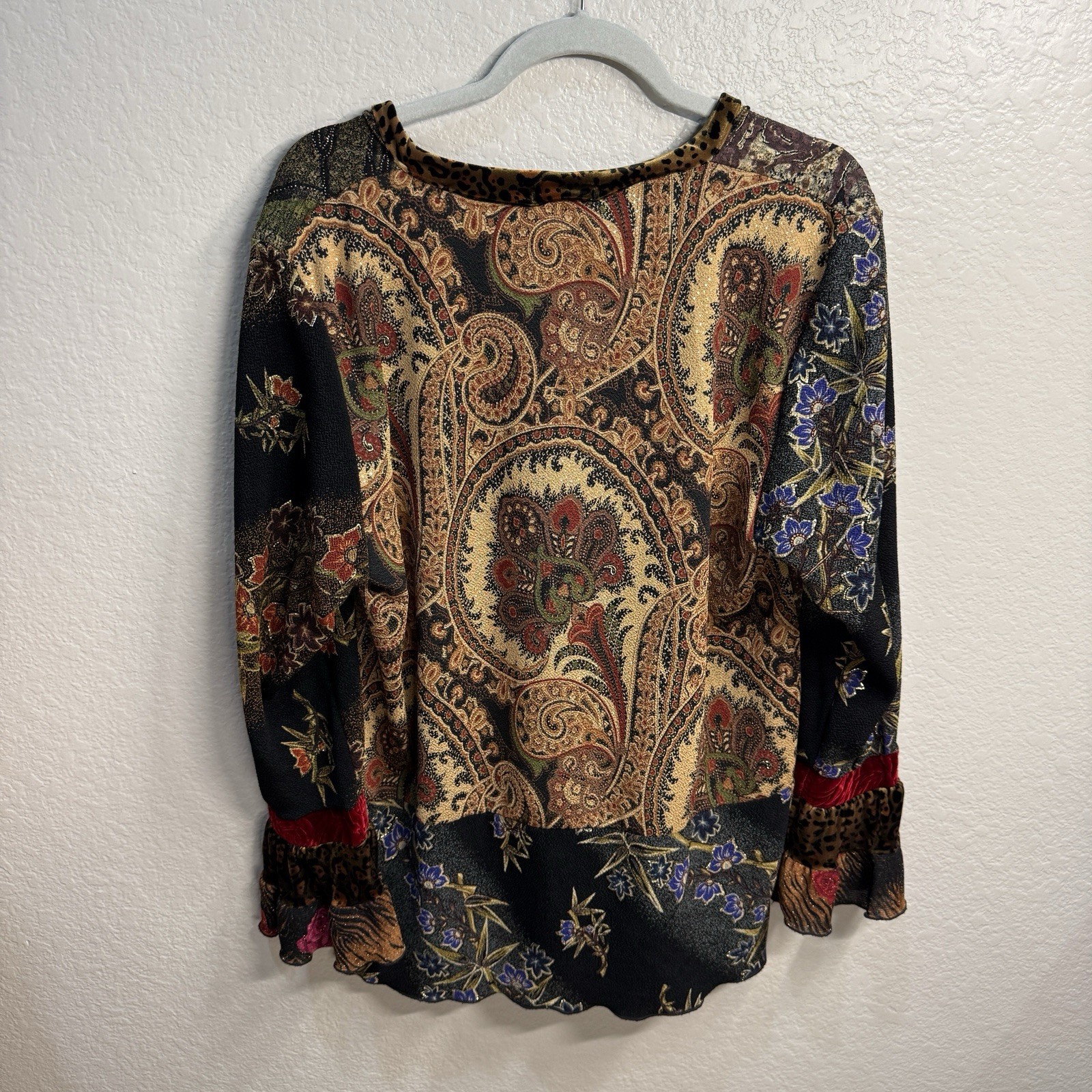 LEE ANDERSEN Eclectic Patchwork Unique Artsy Lage… - image 5