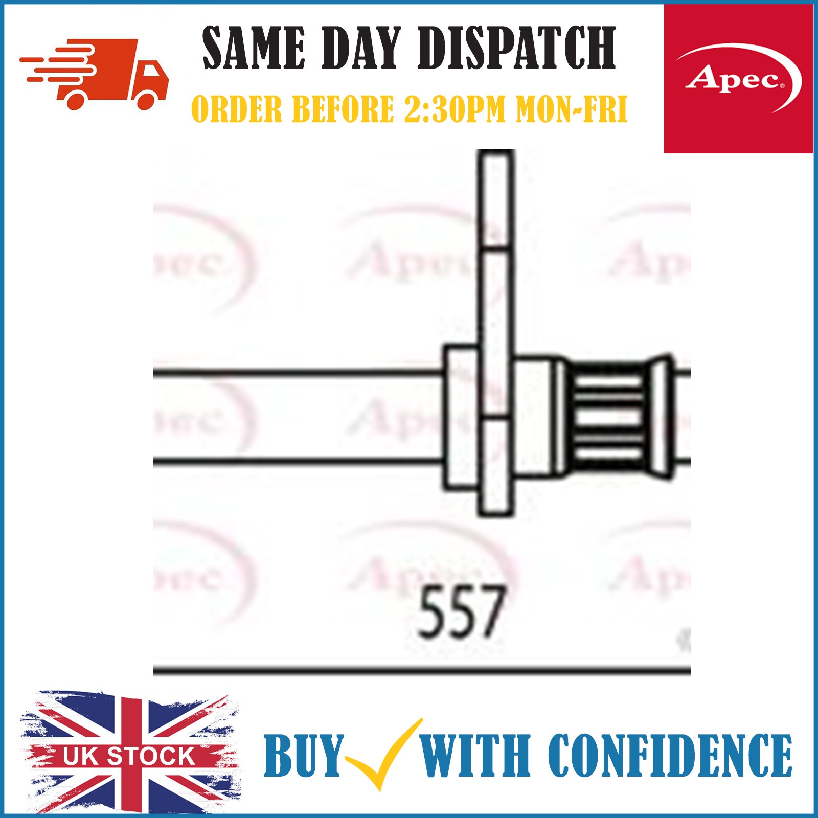 For Honda Civic 2012-2016 1.8 Apec Brake Hose HOS3993