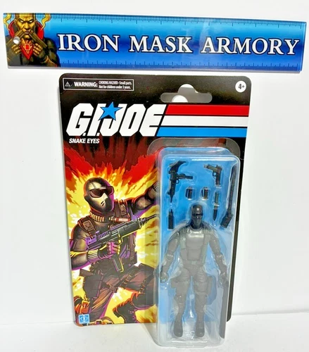 Hasbro G.I. Joe 6" Classified Retro - Snake Eyes #2 NEW (Walmart)