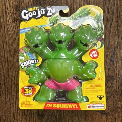 Heroes of Goo Jit Zu Rare HYDRA by Moose Figure Green Three Heads Htf