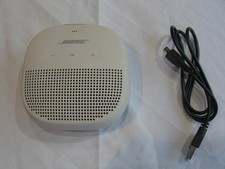 BOSE SOUNDLINK MICRO BLUETOOTH SPEAKER White TESTED Battery-Sound Excellent VGC