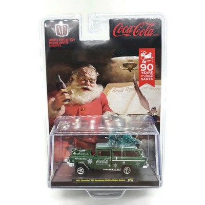 SK05 M2 Machines Coca Cola 1957 Chevrolet 150 Handyman Wagon Gasser