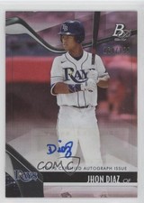 2021 Bowman Platinum Top Prospects Pink Auto 164/199 Jhon Diaz #TOP-28 Auto 1k5