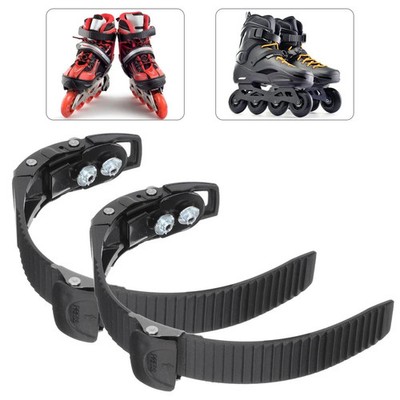 2 Stück Skibindung Riemen Schnalle Rollschuh Skating Schuhe Ersatz