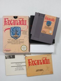 FAXANADU NINTENDO NES PAL-B FAH (COMPLETE - GOOD CONDITION OVERALL)