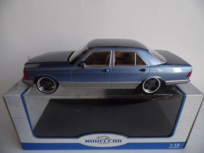 1 18 Tuning Mercedes Benz 500 SE W126 OVP blau Selten Rar Oldtimer Kult