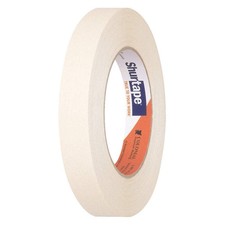SHURTAPE COL 00 Masking Tape,11/16" W,60 yd L,Tan,PK48 40TU22