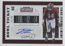 2019 Contenders Draft Picks College Bowl Ticket 33/99 Deionte Thompson Auto kn8