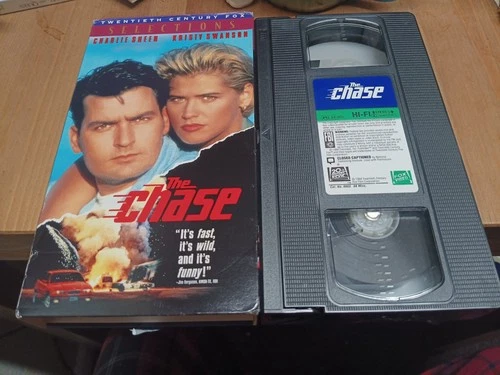 The Chase (VHS, 1994) - Charlie Sheen Action Film