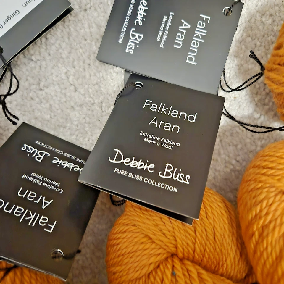 Lana Debbie Bliss Falkland Aran - Jengibre 06 (6 madejas) Foto 2 de 4