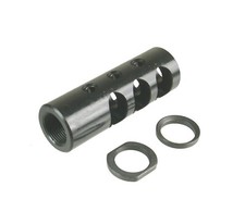 Full Size Competion Muzzle Brake 5/8x24 TPI 308 338 300BLK 6.5 Creedmoor 7.62x39