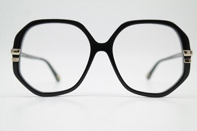 Brille Chloe CH0107O Schwarz Gold Eckig Brillengestell eyeglasses Neu