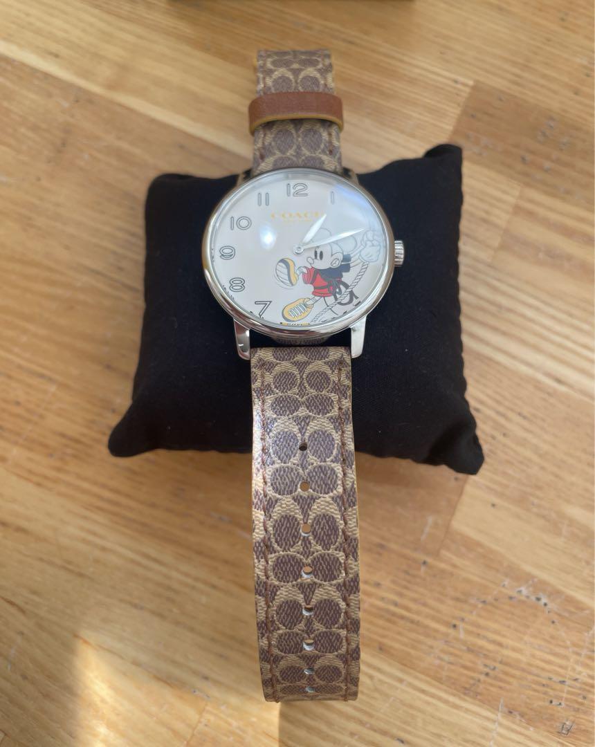 Coach x Disney limited collaboration watch unisex Mickey Mouse