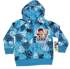 DISNEY'S ~JAKE & THE NEVERLAND PIRATES BOYS SPRING JACKET~ SZ 2T