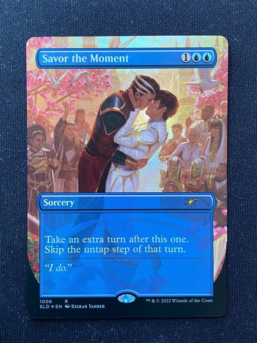 Savor the Moment (BORDERLESS FOIL) - Secret Lair Magic MTG | eBay UK