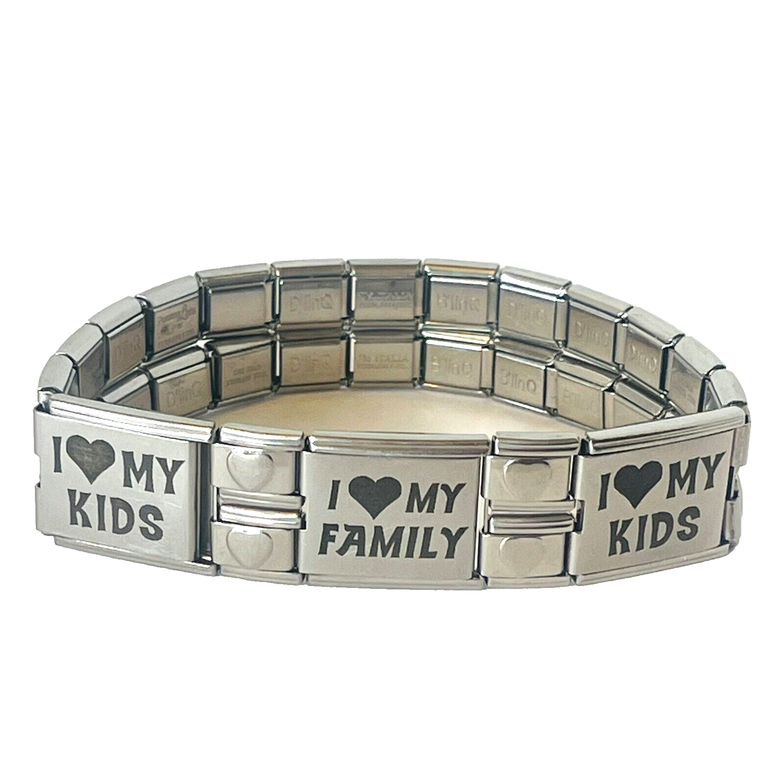 Italian Charm Bracelet Love Family Kids Mixed Link 9mm 18mm DlinQ BlinQ