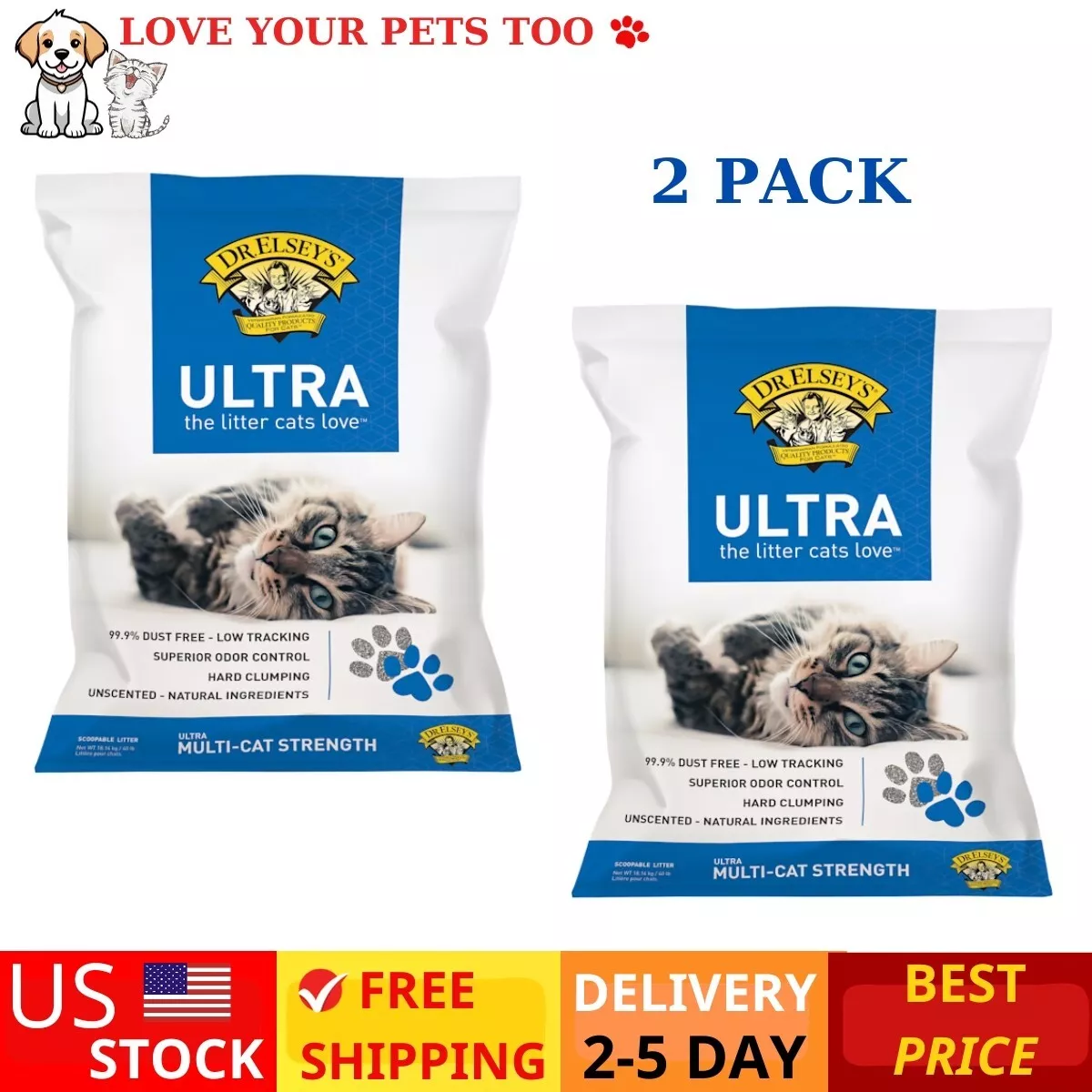 Dr elsey's cat litter deals