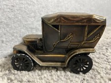 Vintage Banthrico Inc. Piggy Bank 1910 Stanley Metal Car Chicago USA 1974