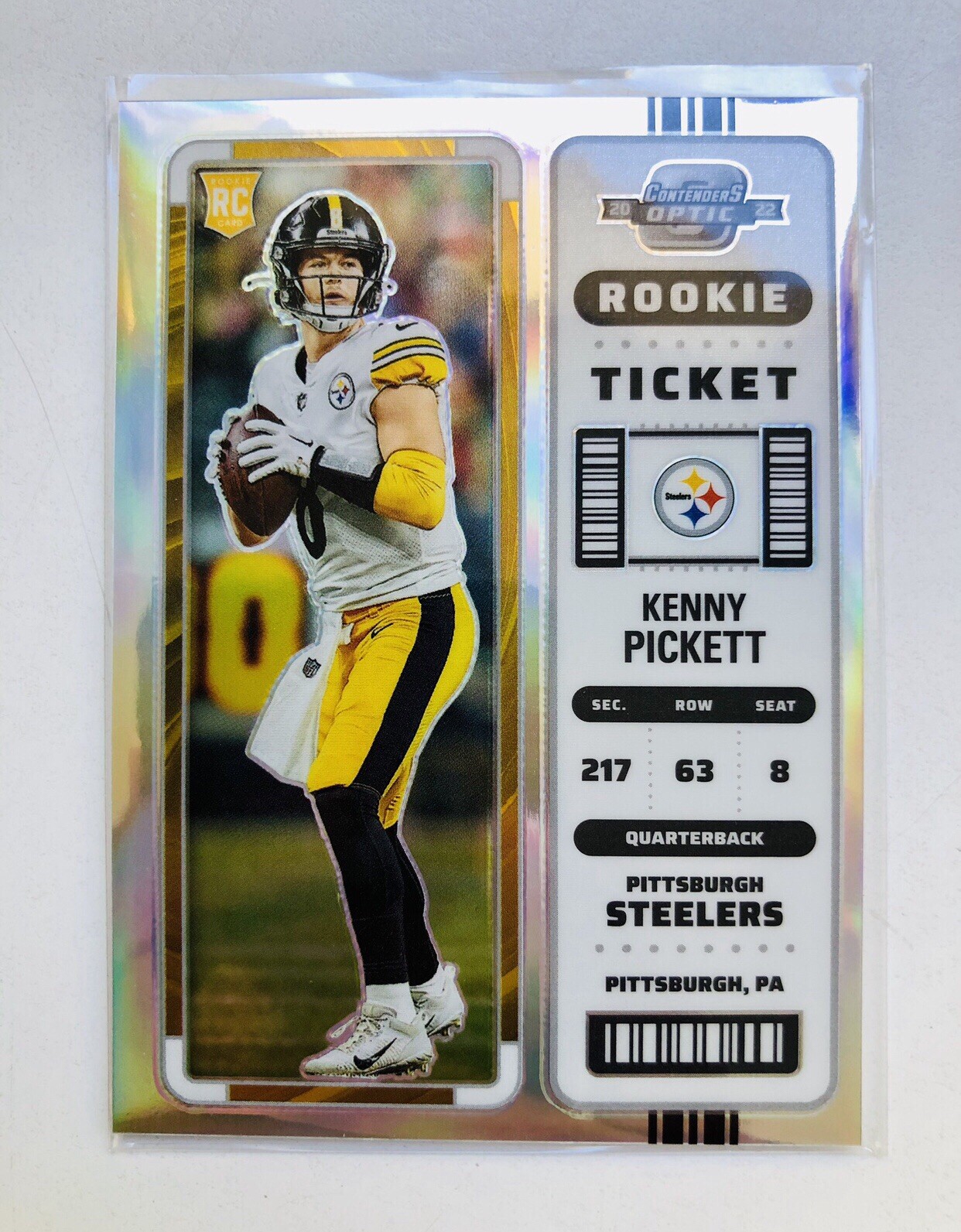 2022 Contenders Optic KENNY PICKETT Rookie Ticket Silver RC #84