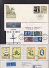 Capt Cook Exploration Ships FDC choice Australia Canada New Zealand St Helena