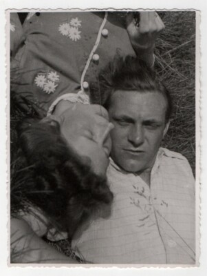 anonymous photo spring lovers 1940 diving framing snapshot