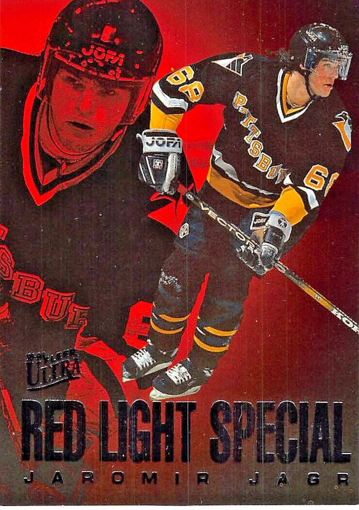 1995-96 Fleer Ultra Jaromir Jagr Red Light Special #4 NM/MT PITTSBURGH PENGUINS