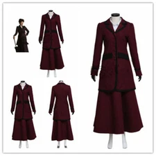 Doctor Who 8th Missy Mistress Cosplay Costume Made Ladies Top Skirt Shirt