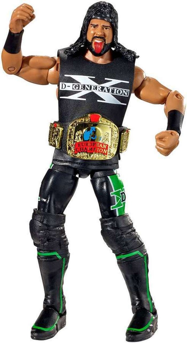 WWE ELITE X-PAC FIGURE SERIES 33 D-GENERATION EUROPEAN BELT SYXX
