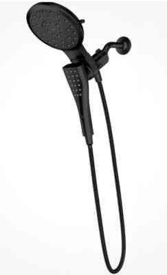 MOEN Verso 220C3BL Matte Black 8 Function Rain Shower w/ Hand Shower   Modern