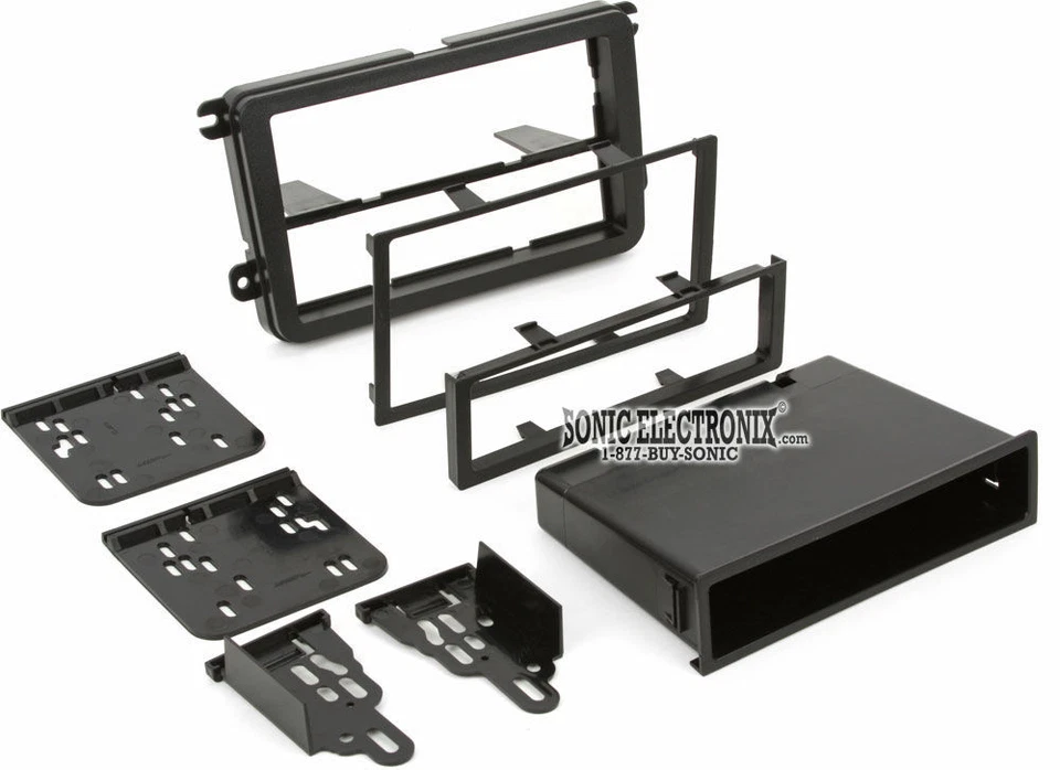 Kit de tablero de instalación DIN único Metra 99-9011 para Volkswagen/VW Select 2005-09 Foto 2 de 4