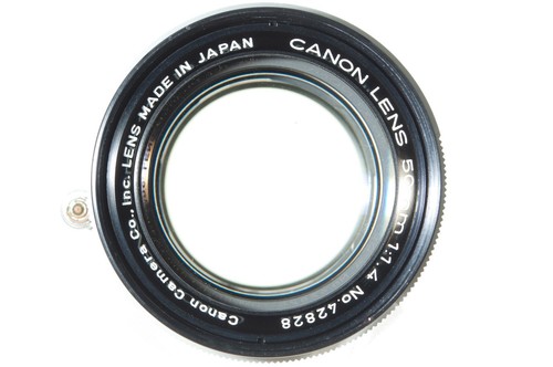 【Mint w/ Case & Hood】 Canon 50mm f/1.4 Lens L LTM L39 Leica Screw Mount JAPAN - Picture 4 of 8