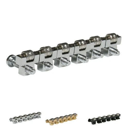 6 x Roller Saddles for Tune-O-Matic Guitar Bridge