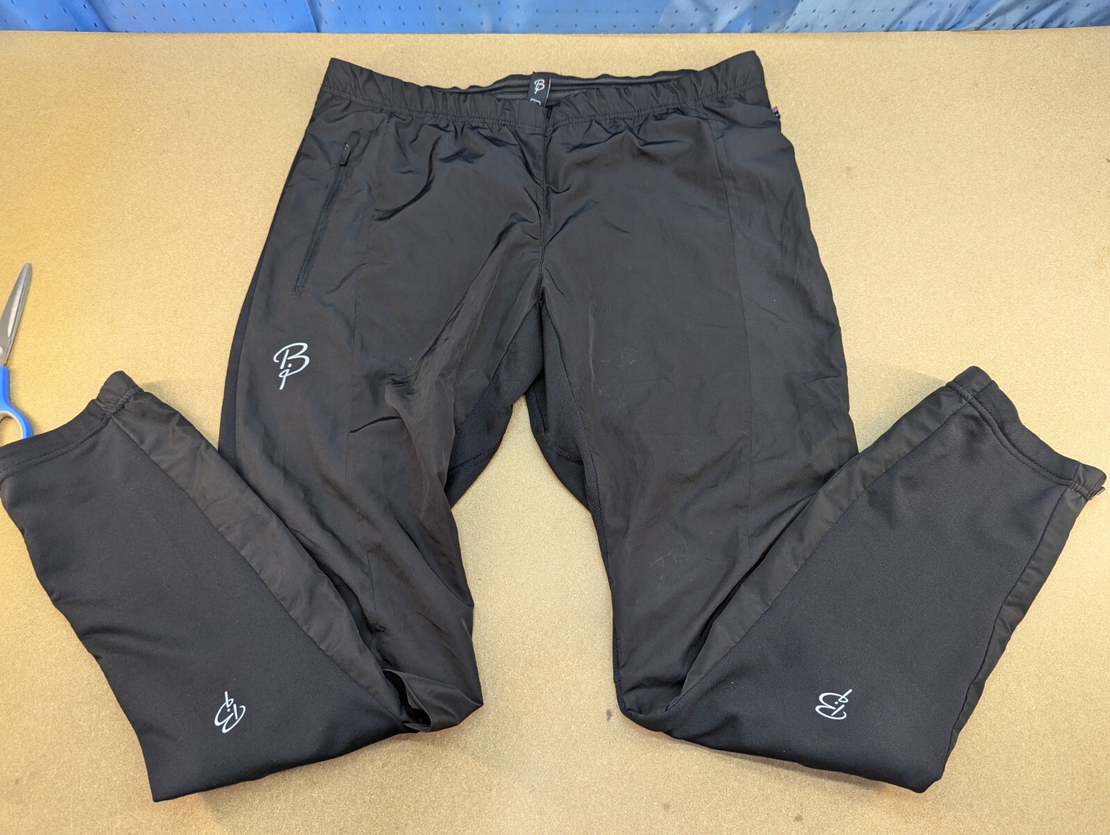 Pantalones Swix Cross Country Para Hombre Talla XL Esquí Softshell Negros Bolsillos Cordón