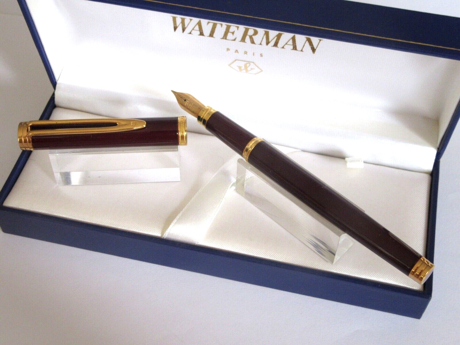 Stylo plume Waterman Gentleman en laque véritable de Chine couleur automnale