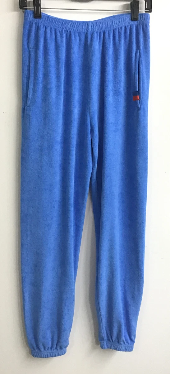 Kule French Terry Sweatpants Blue Elastic Waist And Ankle Nwt Size XS