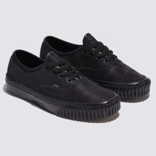 Vans Lolita Authentic Leather Skate Sneakers Shoes Black VN0A2Z3ZBMA US 4-13