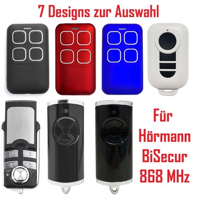 Hörmann BiSecur 868 MHz Fernbedienung Ersatz | Versch. Designs | Handsender BS