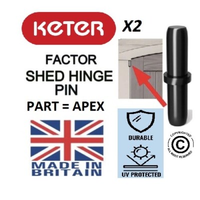 BRANDNEU Keter Factor 4X6 Schuppen Ersatz Scharnier Stift