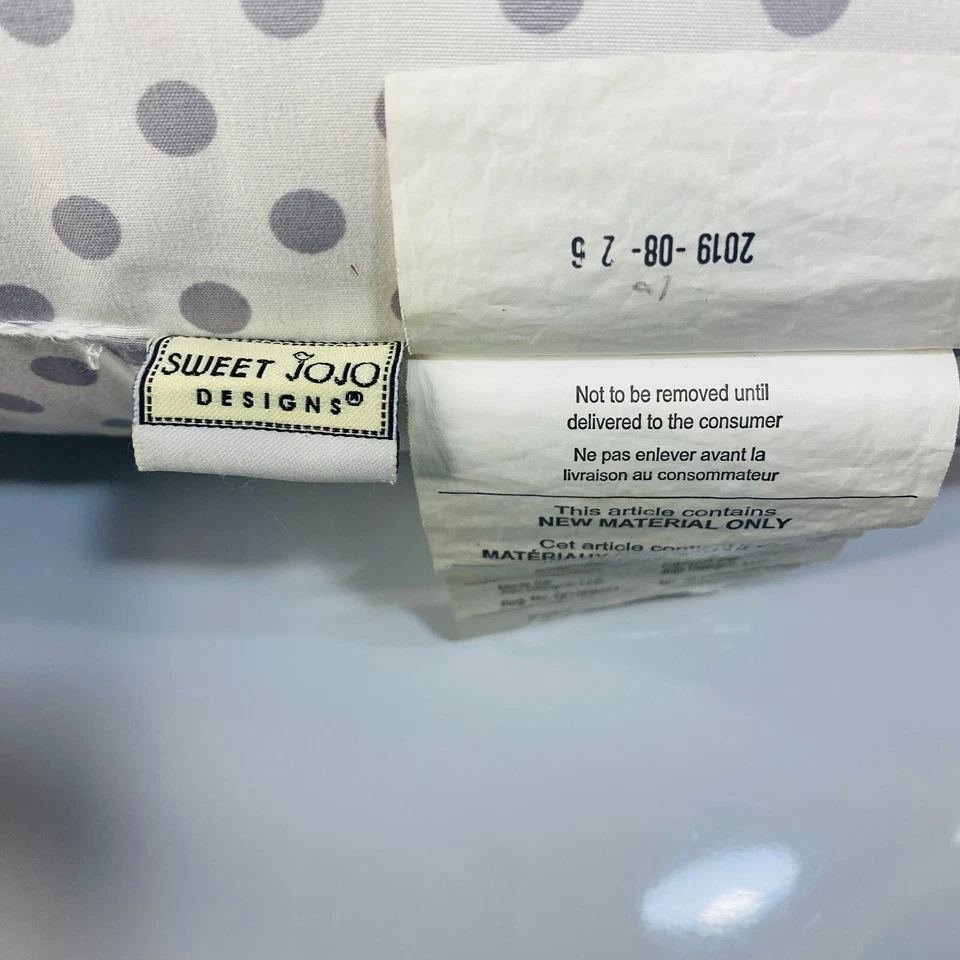 Almohada reforzada de lunares Sweet Jojo RARA, 6x 16 rosa gris Foto 2 de 2