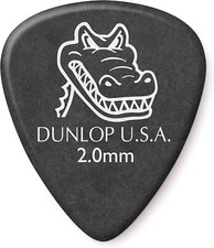 Pack of 12 Dunlop Gator Grip Picks - 2.0mm
