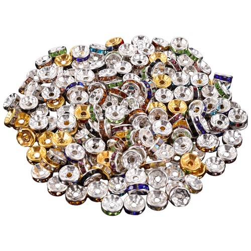 200 Perles Entretoises Cœur Métal Argent – Petit Trou, Pour Création De Bijoux (neuves)