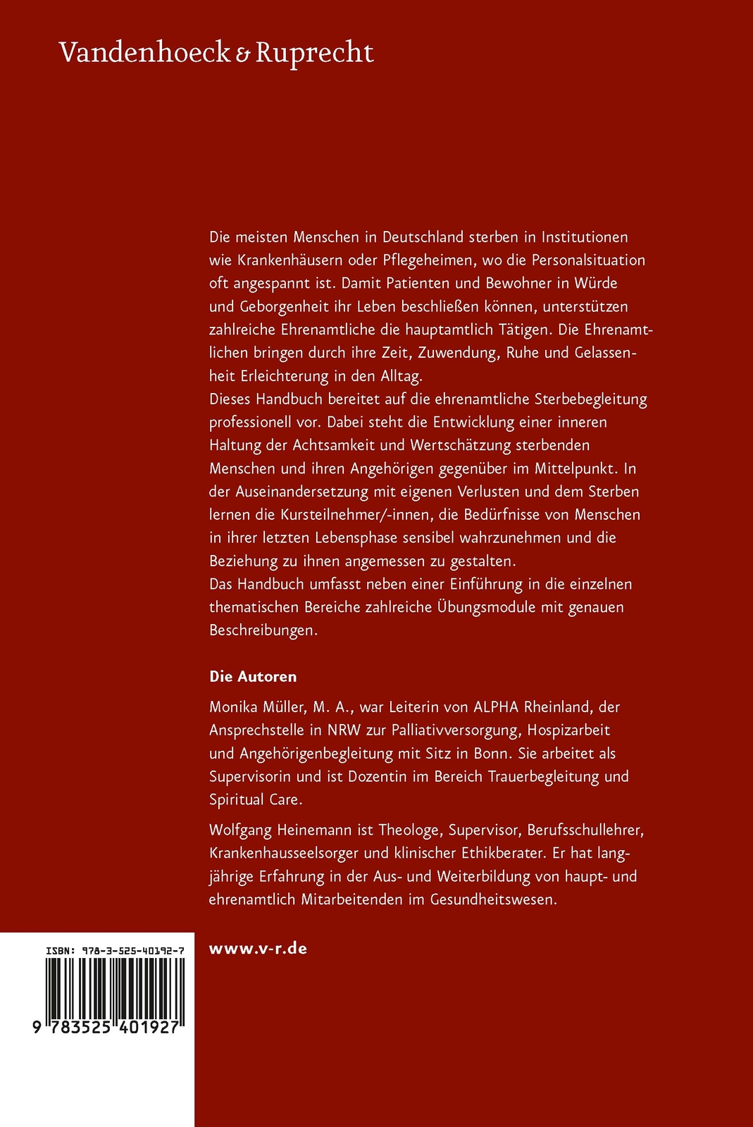 Thumbnail - Ehrenamtliche Sterbebegleitung Monika Müller