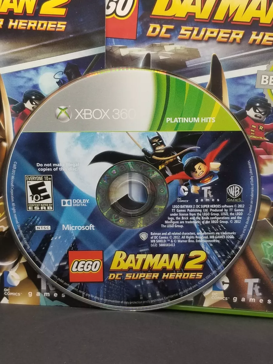 Jogo Lego Batman Dc Super Heroes Xbox 360 Original Mf