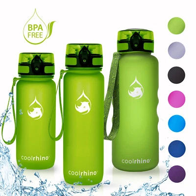 coolrhino Trinkflasche 350ml I 650ml I 1L I 1,5L Wasserflasche Sportflasche