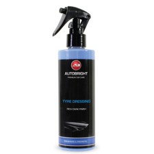 Tyre & Trim Shine Dressing Car Cleaning Deep Black Look *Made In USA Autobright*