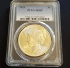 1923 Peace Silver Dollar PCGS MS65  *High Grade* Beautiful Coin