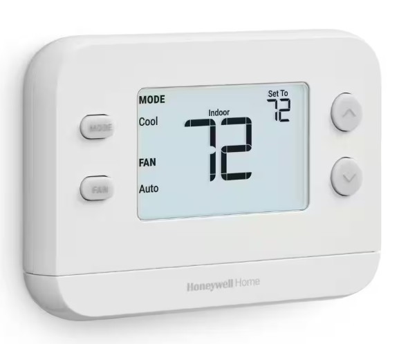Honeywell Home X1N Non-Programmable Thermostat, Single-Stage