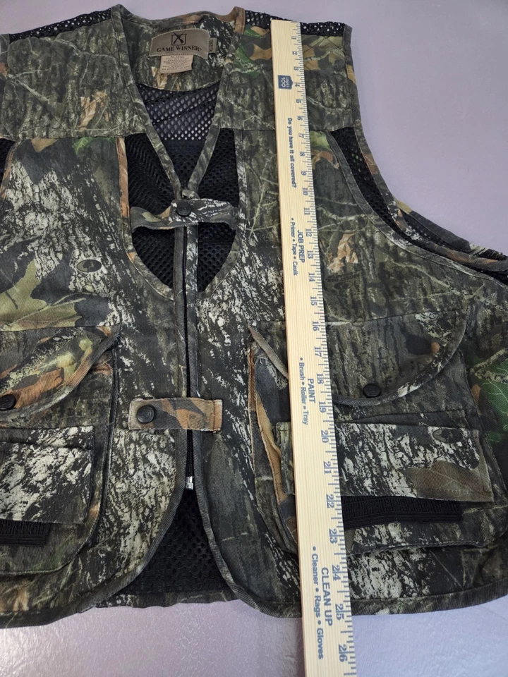 GAME WINNER MOSSY OAK VEST FOR MEN - SIZE XL/2XL - Image 4 of 4